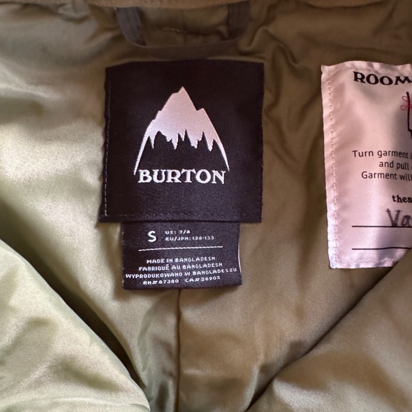 Burton Boys Barnstorm Insulated Ski/Snowboard Pants in Forest Night - Size Small - Picture 7 of 7